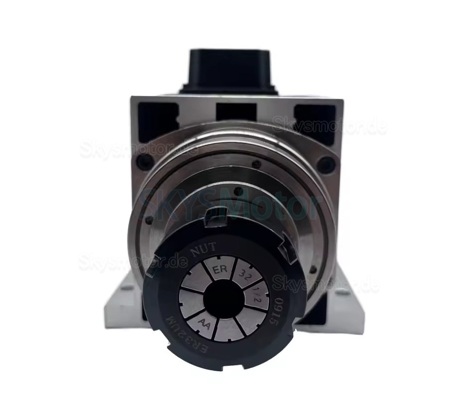 Spindelmotor CNC Luftgek&uuml;hlt GDZ120x103-4.5 220V/380V 4,5kW 18000U/min/24000U/min ER32 Spannzange 400 Hz